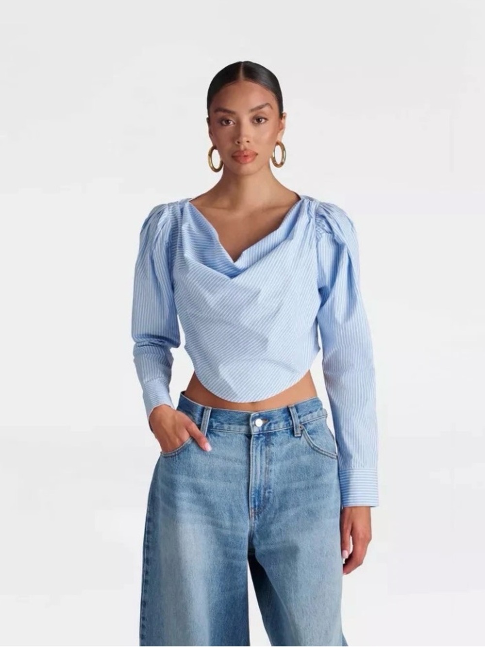 KBB by KAHLANA ‘The ballon cropped top’